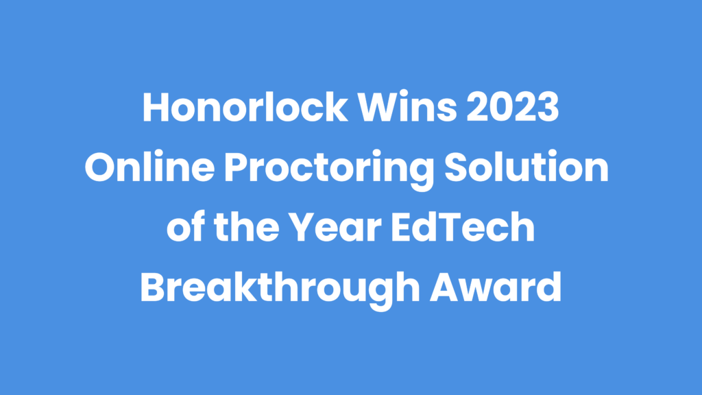 Honorlock best online proctoring