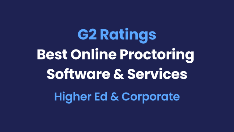G2's ratings of the best online proctoring in 2023