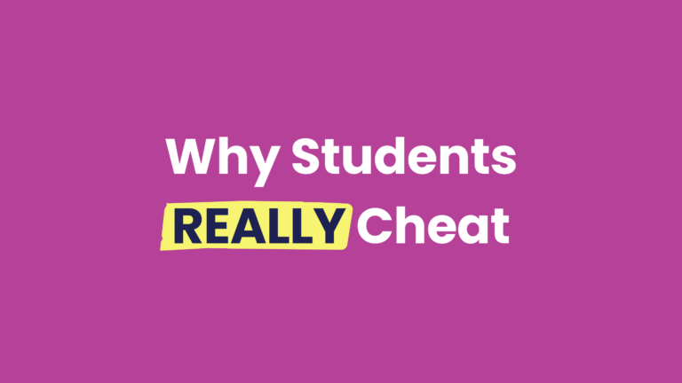 Why do students REALLY cheat?