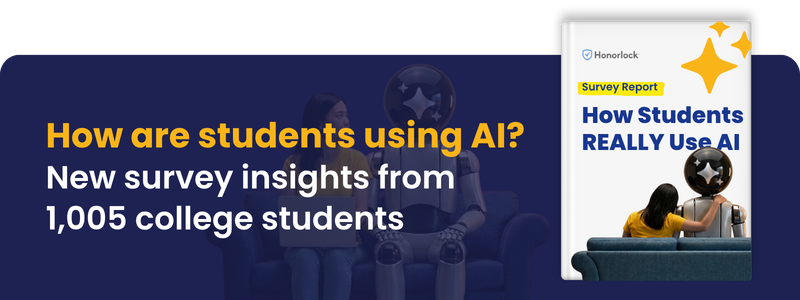 chatbot sitting with a student
