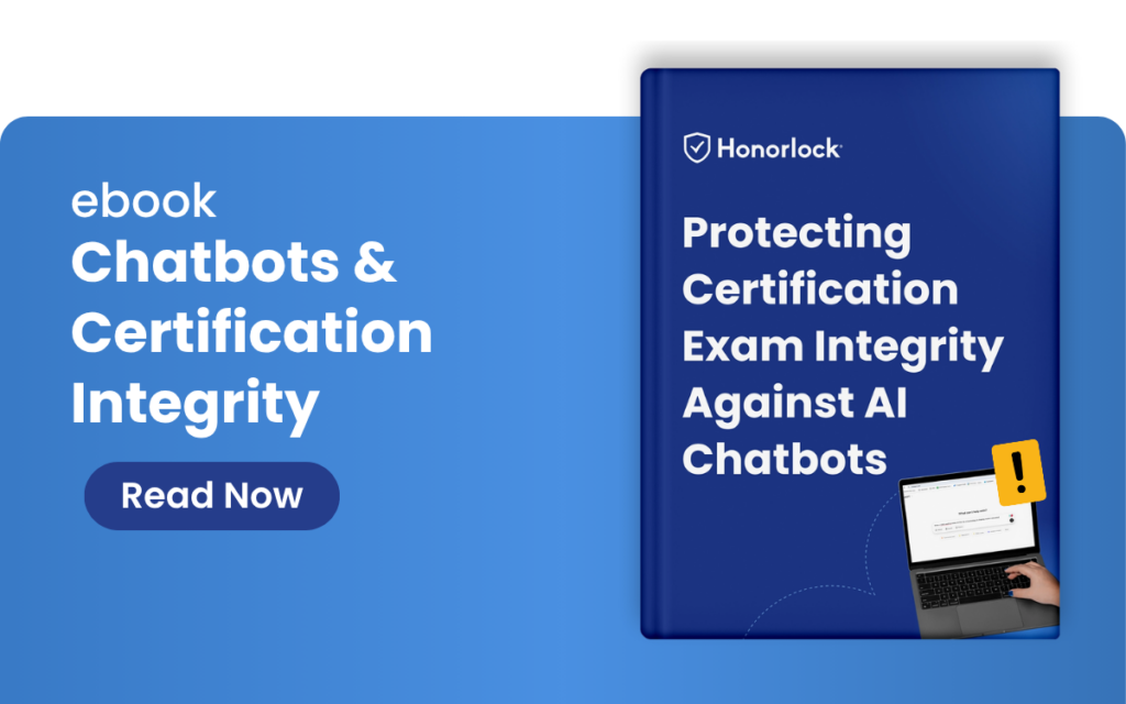 Access ebook about protecting certification exams against AI chatbots