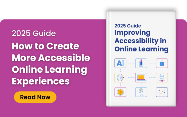 Guide to help create more accessible online learning experiences