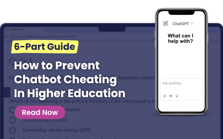 6-part guide about how to prevent AI chatbot cheating in higher education