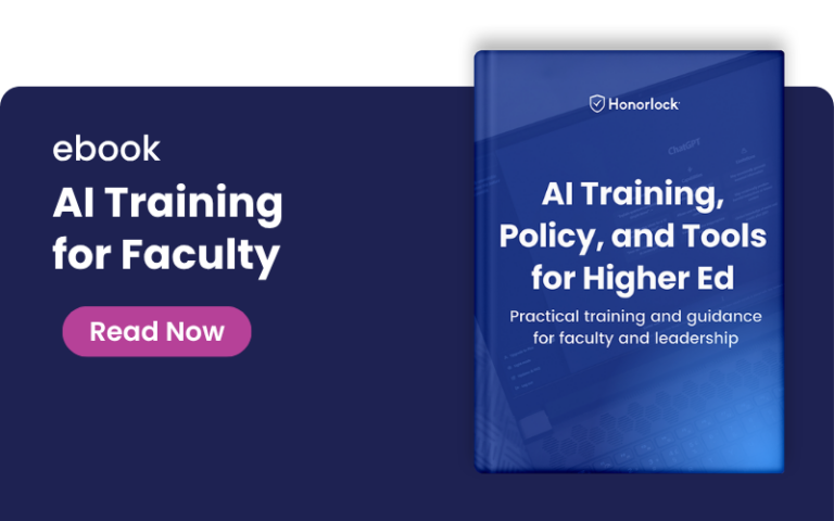 ebook for AI training for faculty in higher education