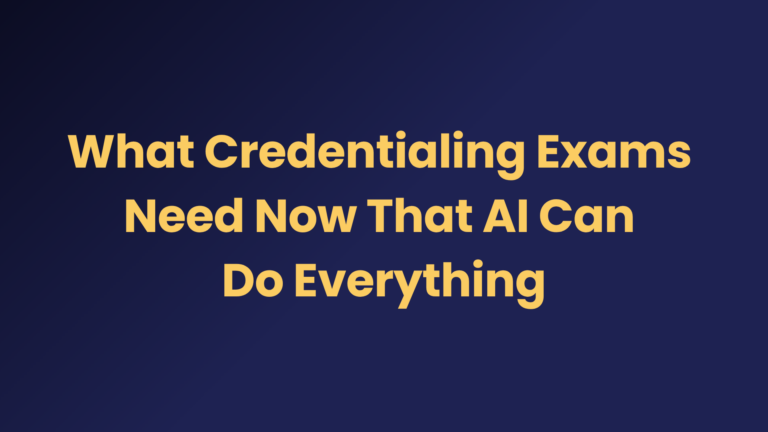 How to Protect Credentialing Exam Integrity from AI cheating