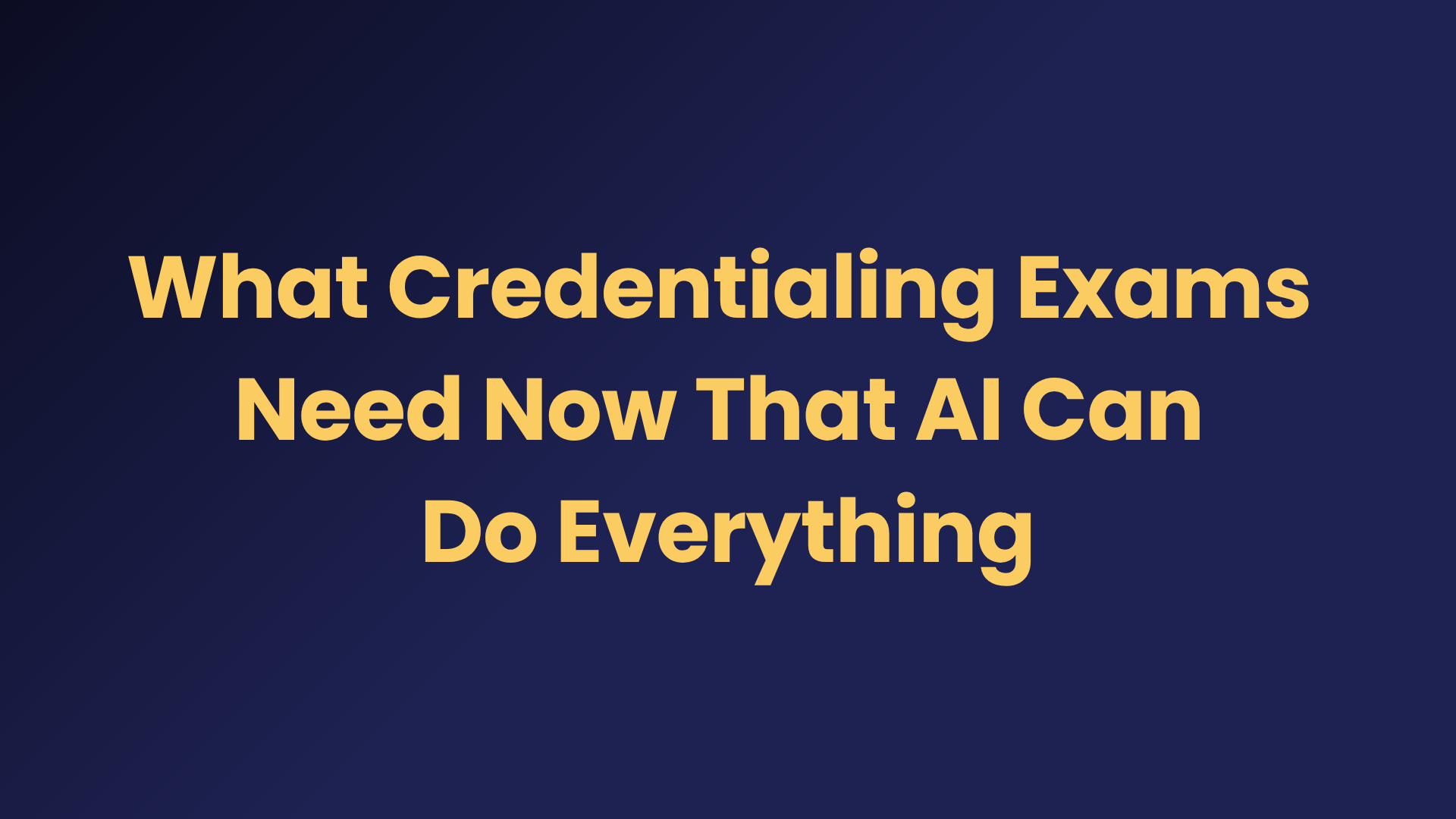How to Protect Credentialing Exam Integrity from AI cheating